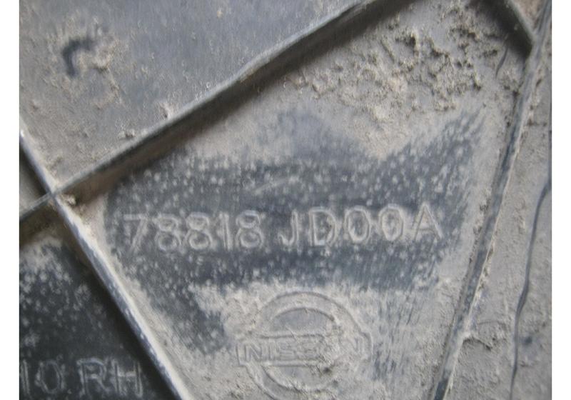 Локер задний правый Nissan Qashqai J10